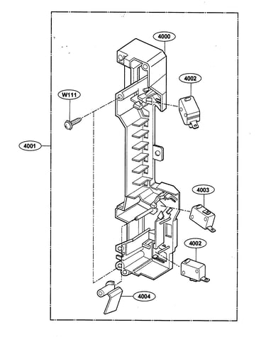 Latch board parts