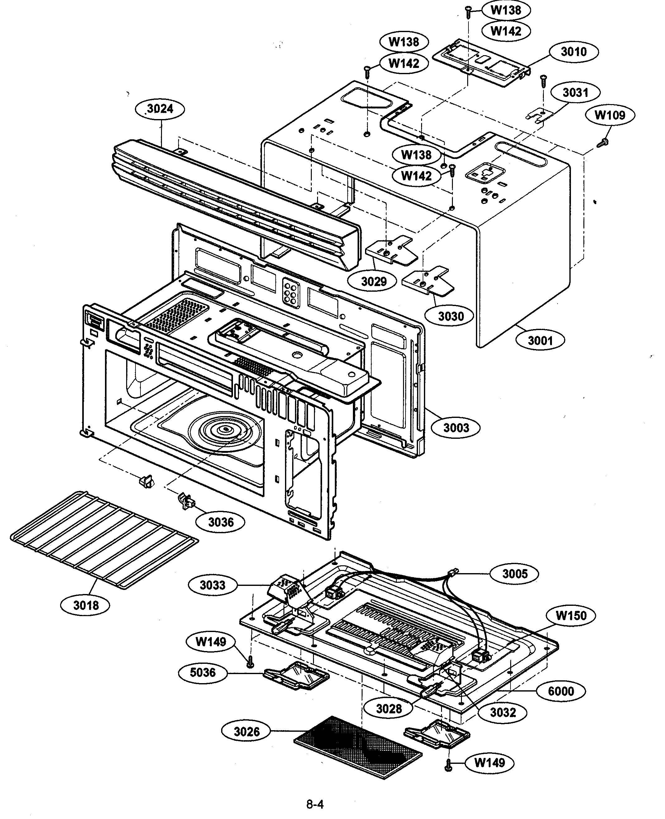 OVEN CAVITY PARTS