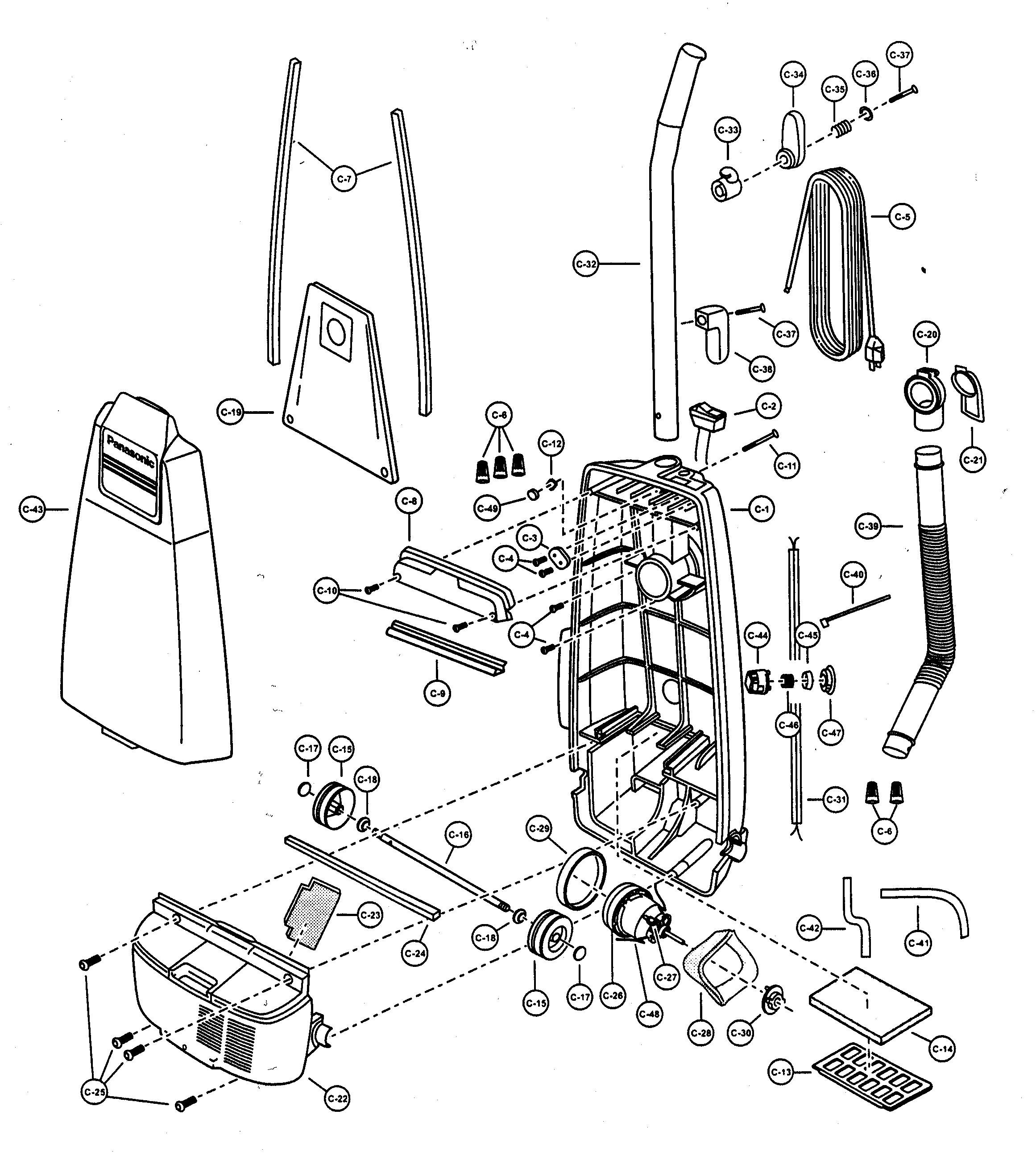 Motor housing/handle/body