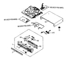 Samsung DVD-C700 cabinet parts diagram