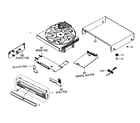 Samsung DVD-C621 cabinet parts diagram