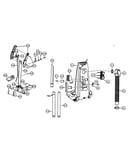 Handle assy/rear dust/cord reel assy