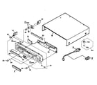 Sony RCD-W50C cabinet parts diagram