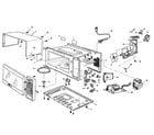 Panasonic NN-L530WF cabinet parts diagram