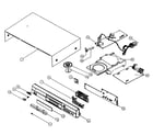 Aiwa XD-DV520 cabinet parts diagram
