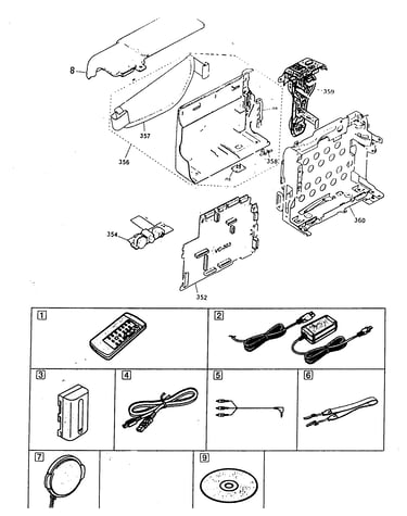 Right side assy/accessory