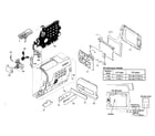 Sony CCD-TRV318 left side assy diagram