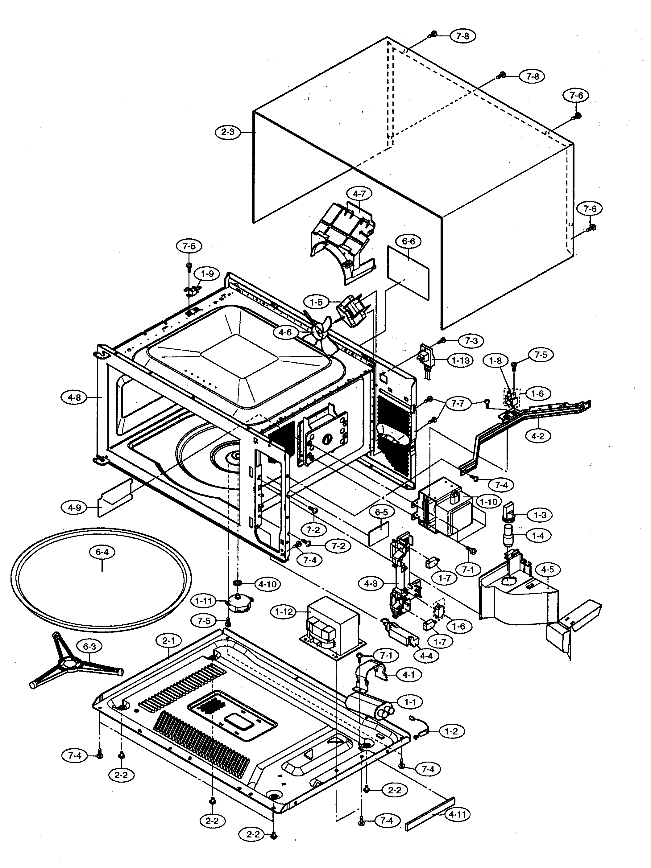 OVEN CABINET PARTS