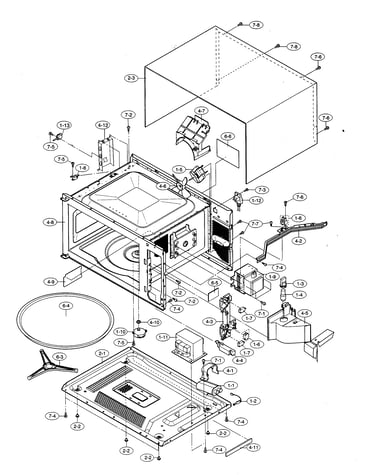 Oven cabinet parts
