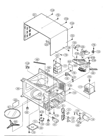 Oven cabinet parts