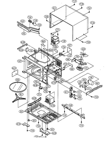 Oven cabinet parts