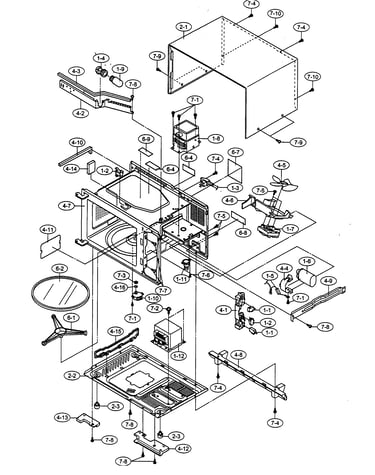Oven cabinet parts