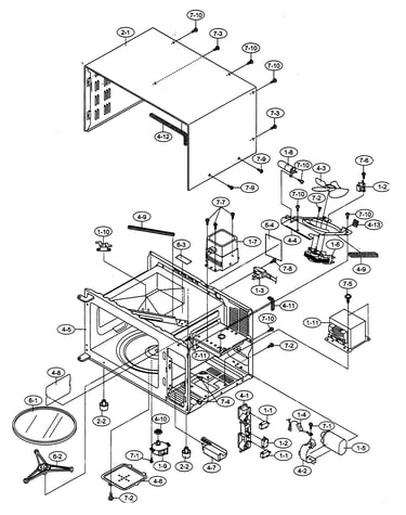 Oven cabinet parts