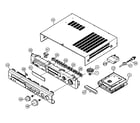 Denon DHT-1000DV cabinet parts diagram