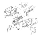 Sony DCR-TRV70 cabinet parts diagram