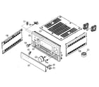 Denon AVR-5803 cabinet parts diagram