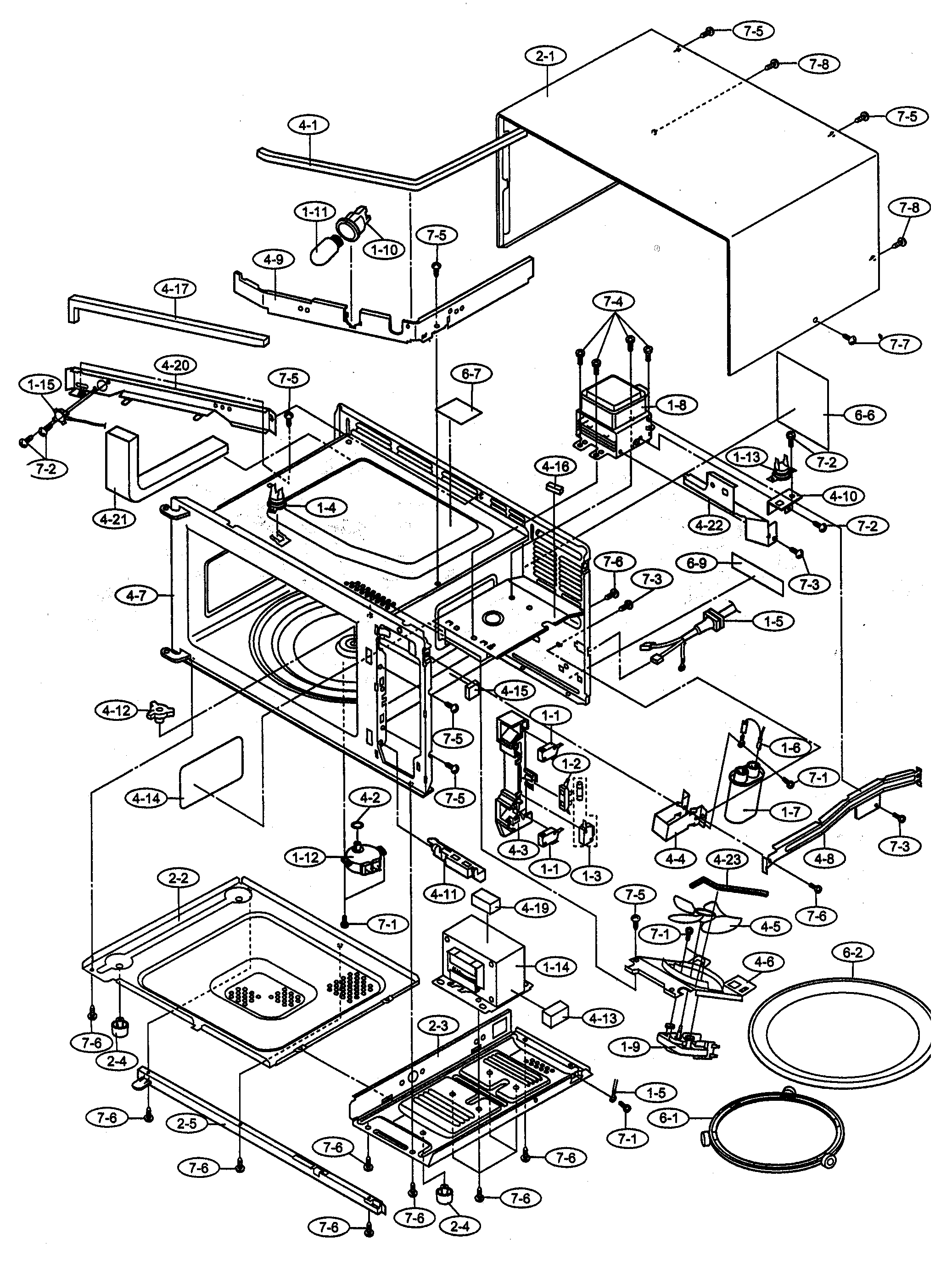 Oven/cabinet parts
