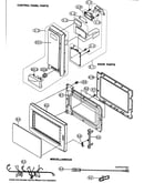 Control panel/door parts