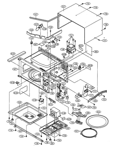 Oven/cabinet parts