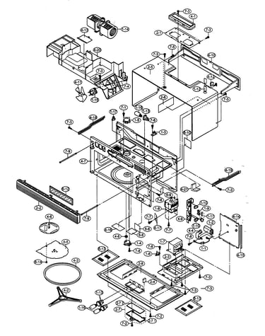 Oven cabinet parts