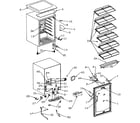 Kenmore 56413485100 refigerator diagram