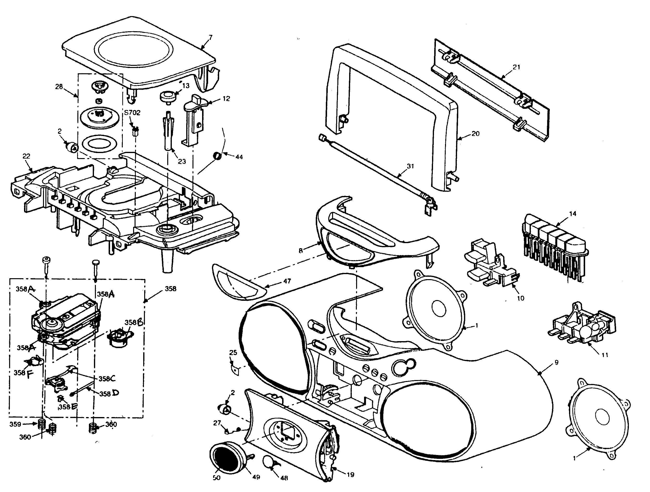 Cabinet parts