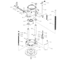 Porter Cable 7539TYPE3 case assy diagram