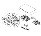 JVC HR-XVC25US cabinet parts diagram