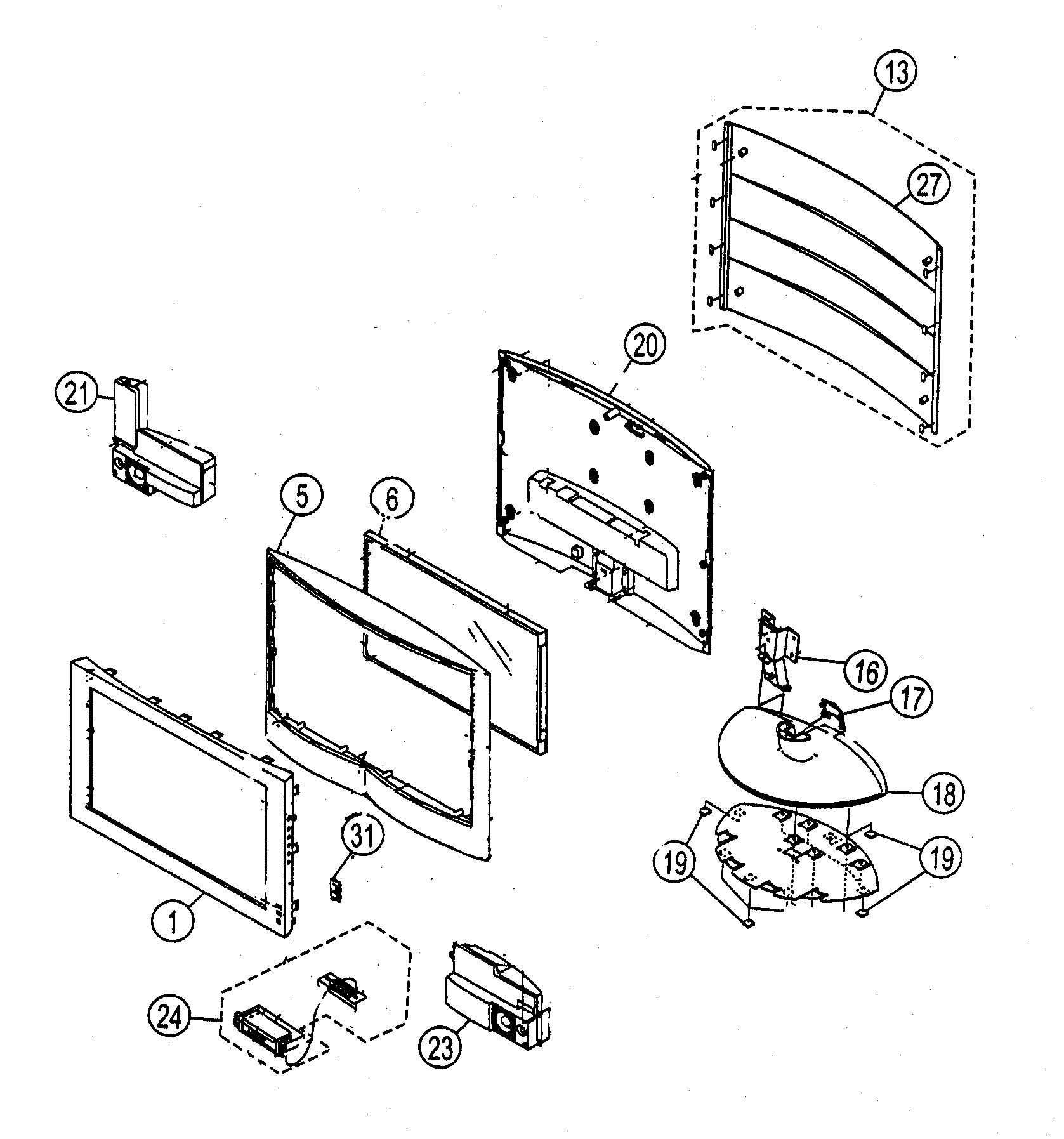 Cabinet parts