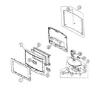 Sony KLV-15SR1 cabinet parts diagram