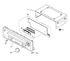 Sony STR-DE595 cabinet parts diagram