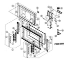 Sony KE-50XBR900 lcd assy diagram