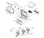 Hitachi 53F300 cabinet parts diagram