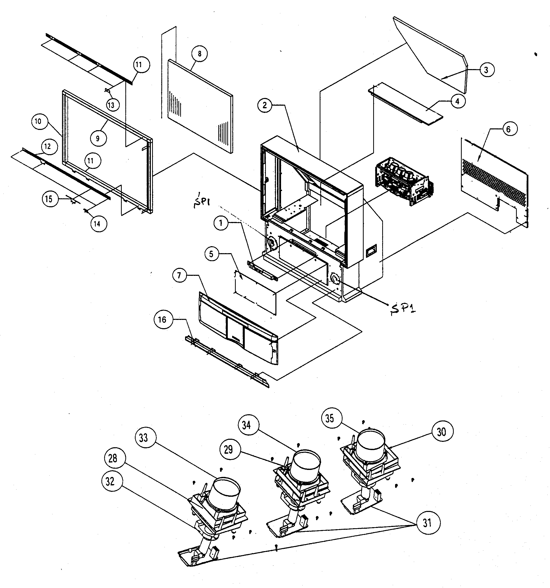Cabinet parts