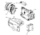 JVC GR-DV500U cabinet parts diagram