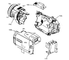 JVC GR-DV801U cabinet parts diagram