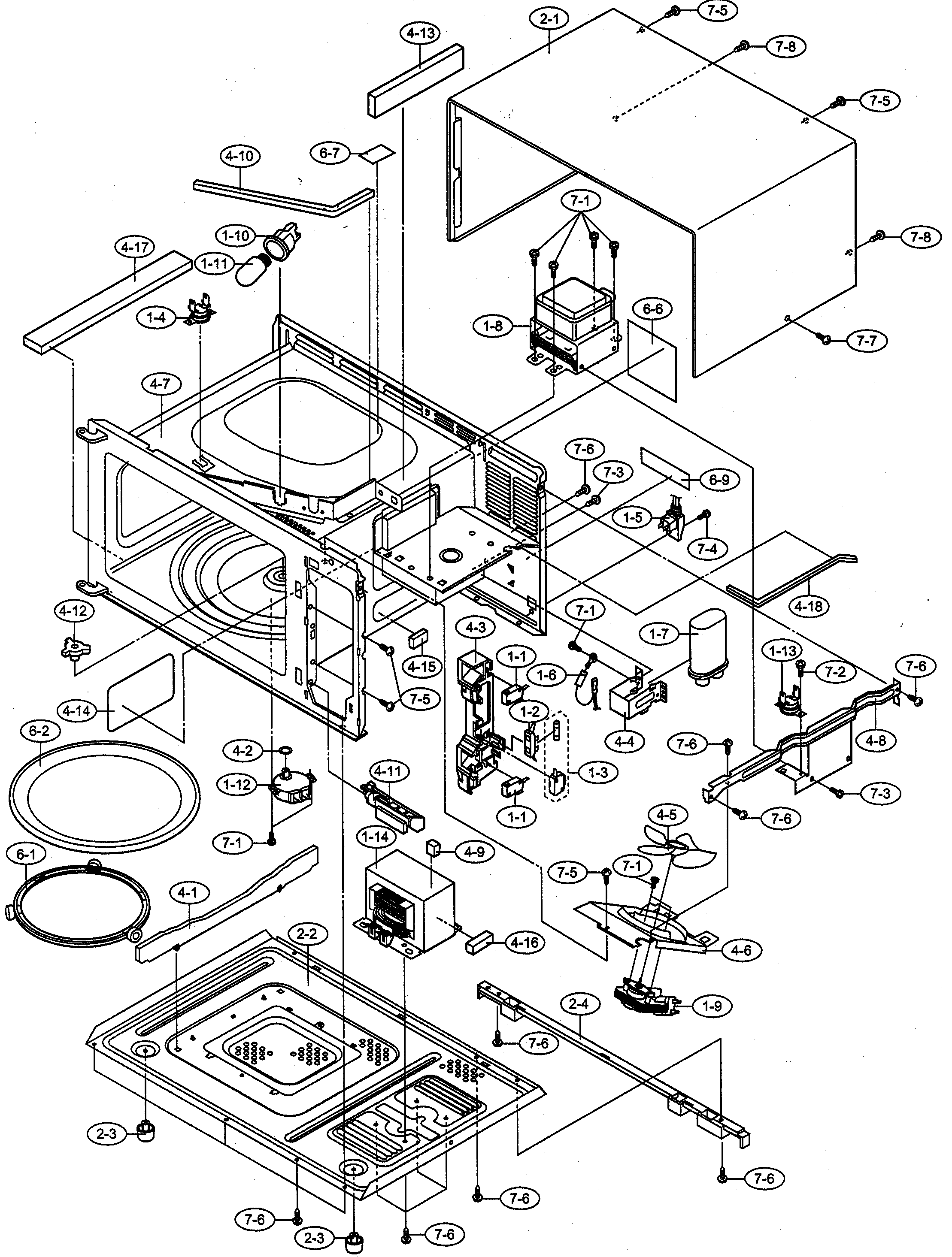 Oven/cabinet parts