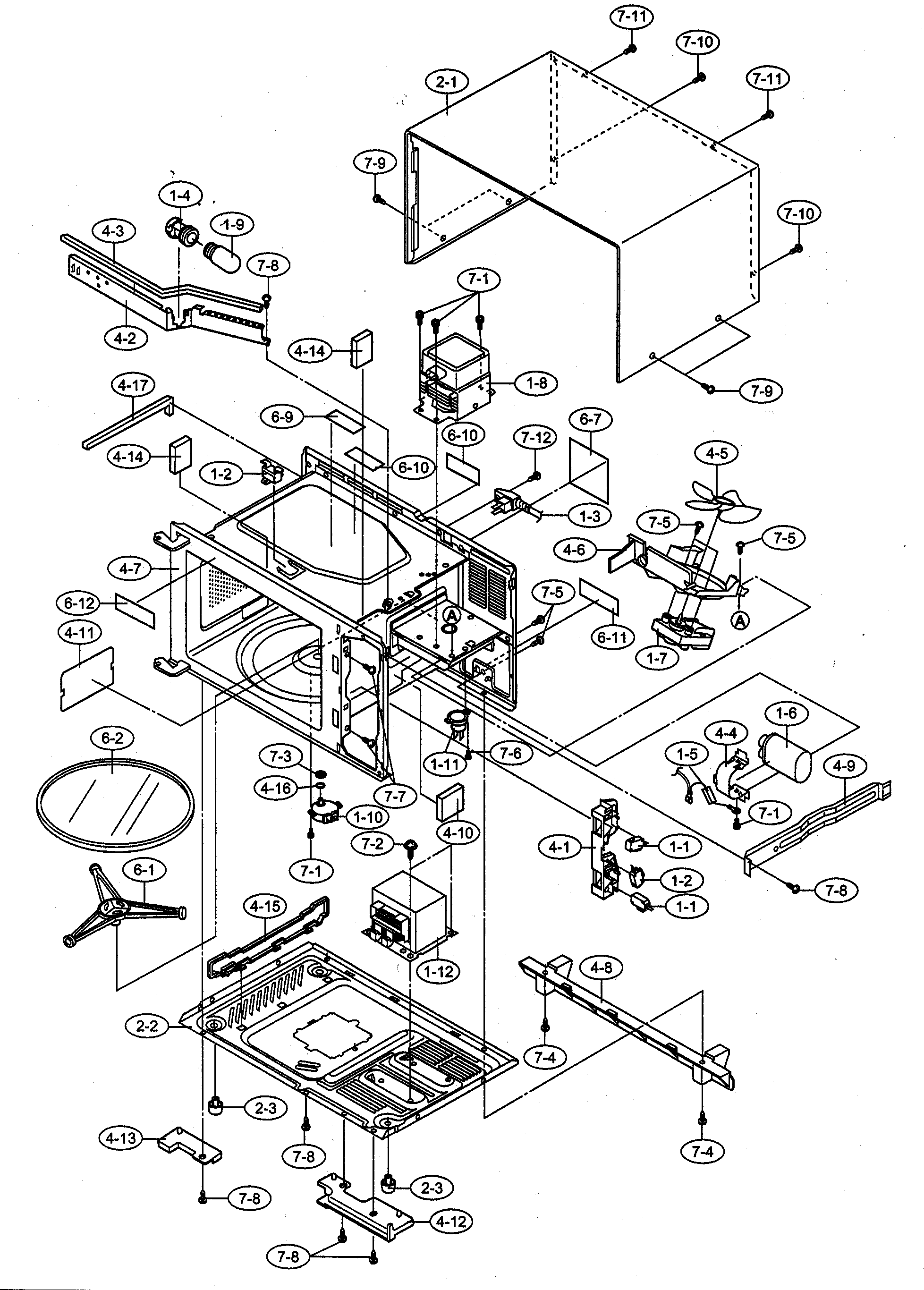 Oven/cabinet parts