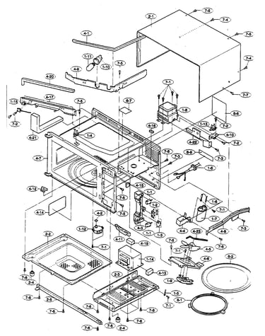 Oven/cabinet parts
