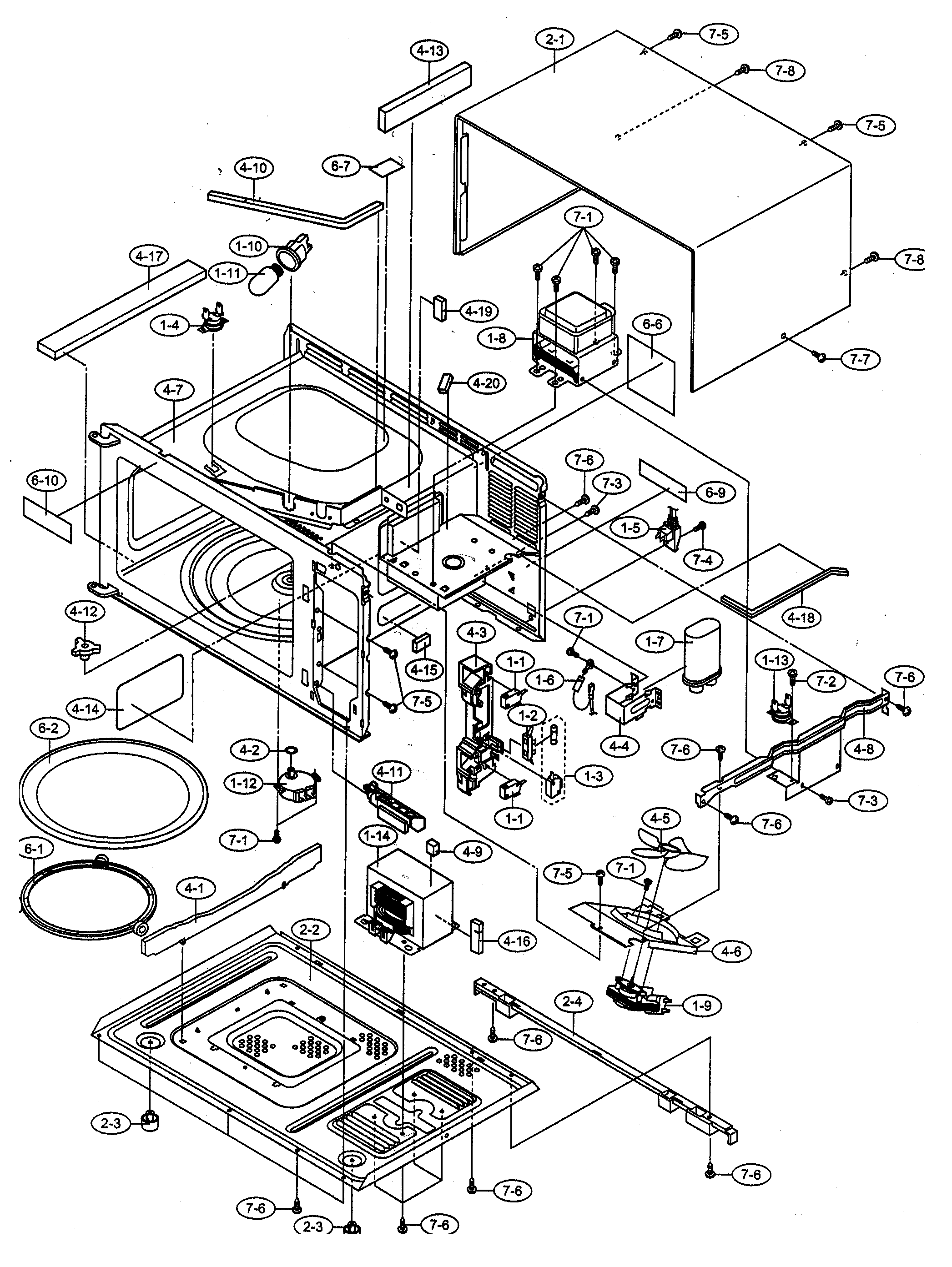 Oven/cabinet parts