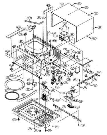 Oven/cabinet parts