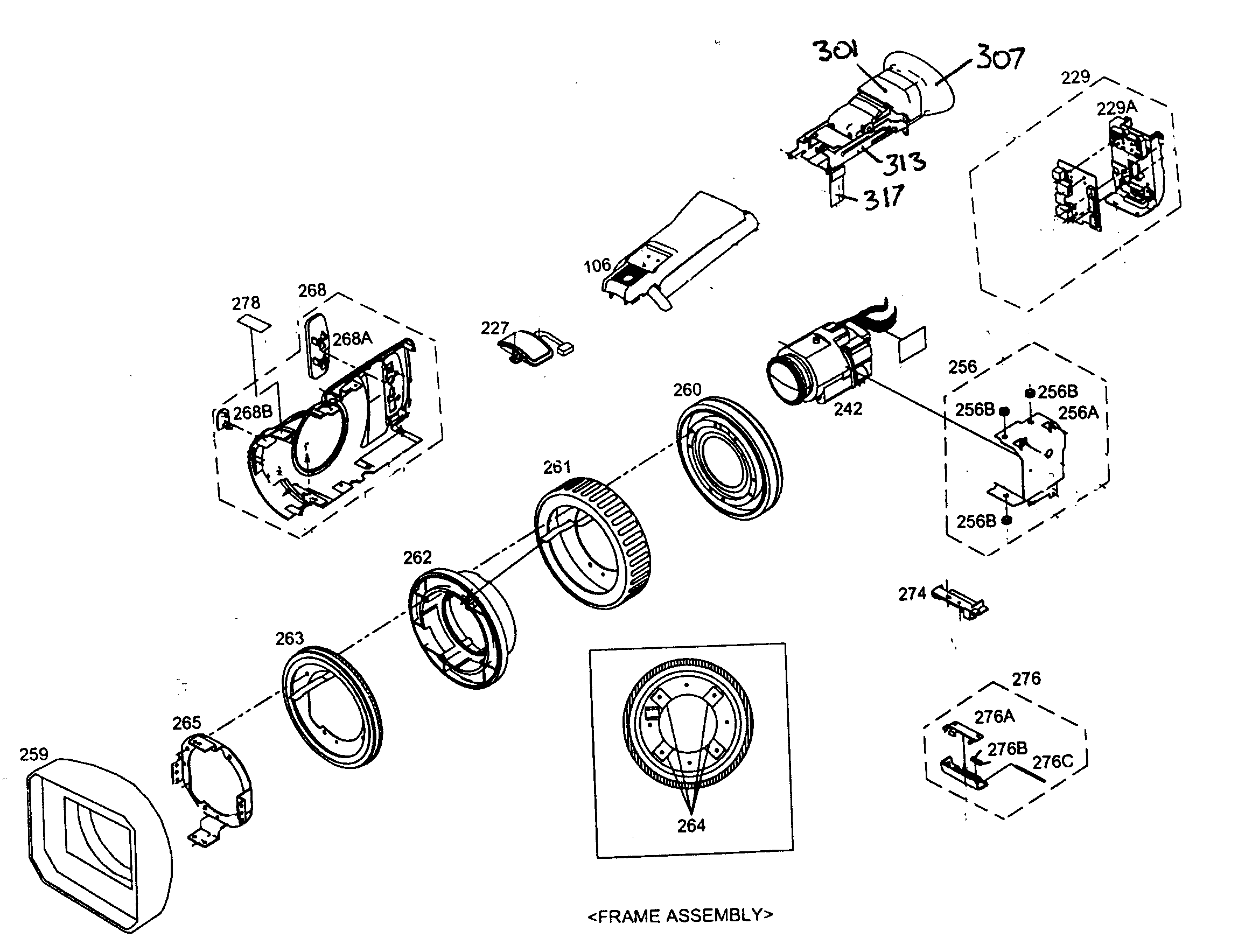 Frame assy