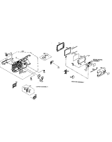 Monitor assy/upper assy