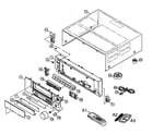JVC RX-7030VBK cabinet parts diagram