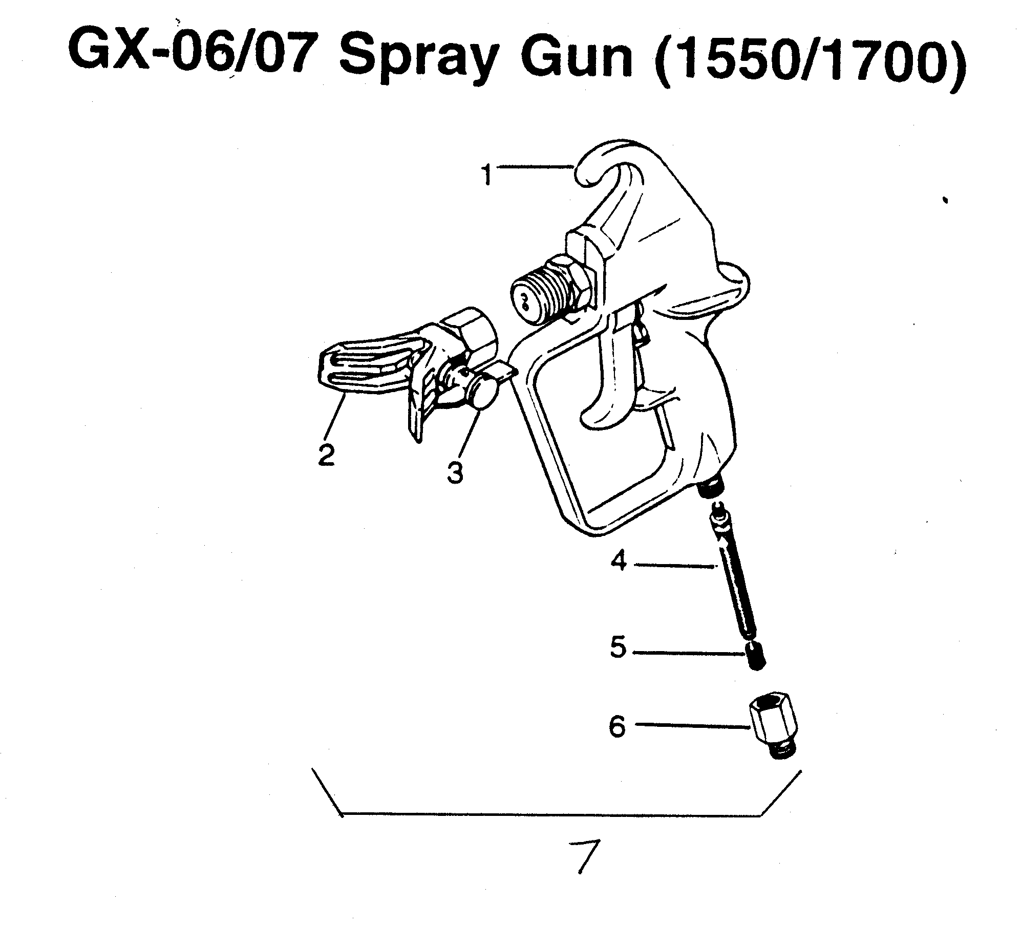 SPRAY GUN(1550/1700)