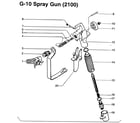 Wagner DSP1900 spray gun(2100) diagram