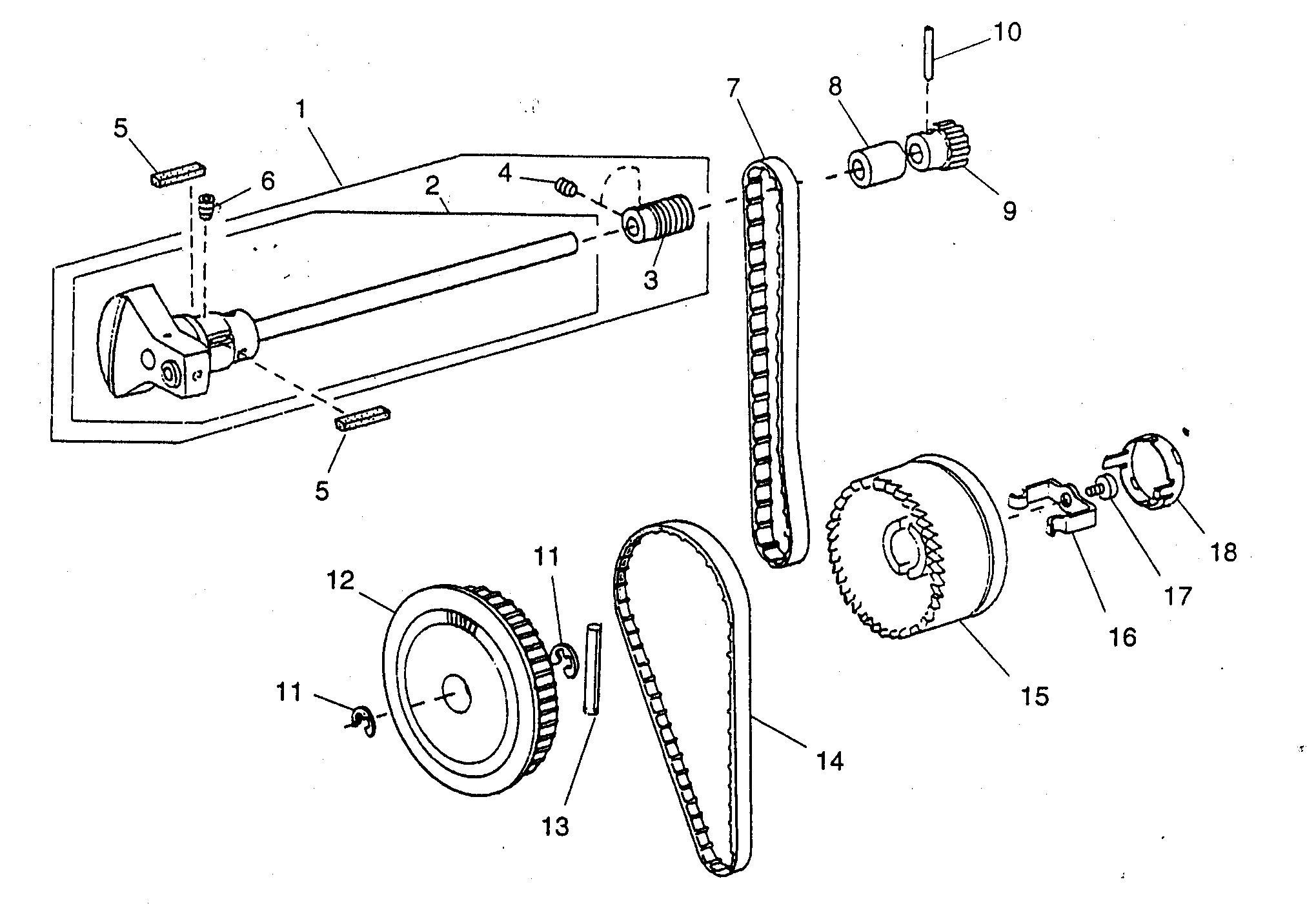 Upper shaft