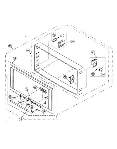 Front cabinet parts