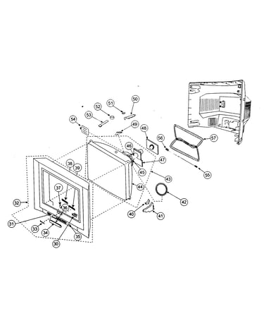 Front cabinet parts