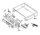 JVC RX-E100SL cabinet parts diagram